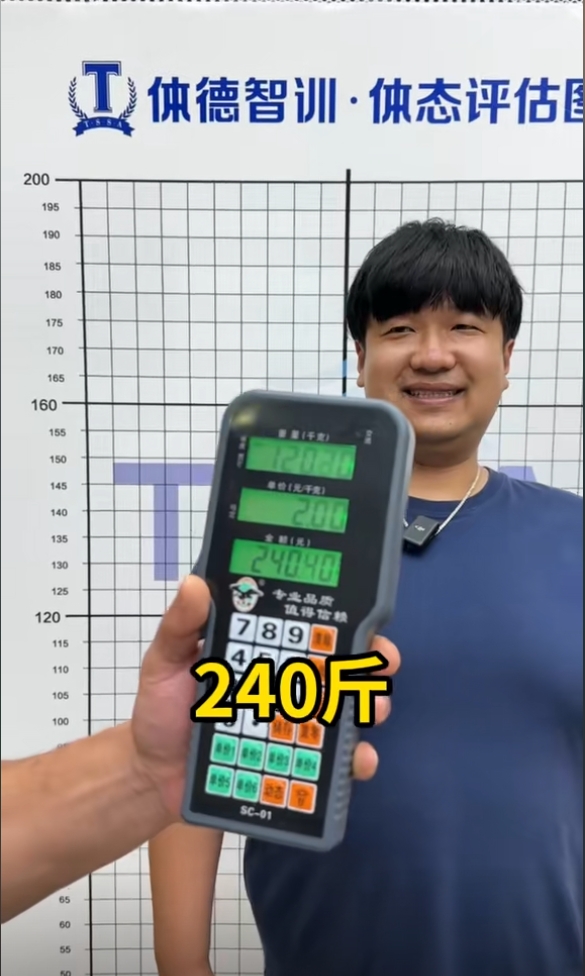 九转大肠俞涛240斤