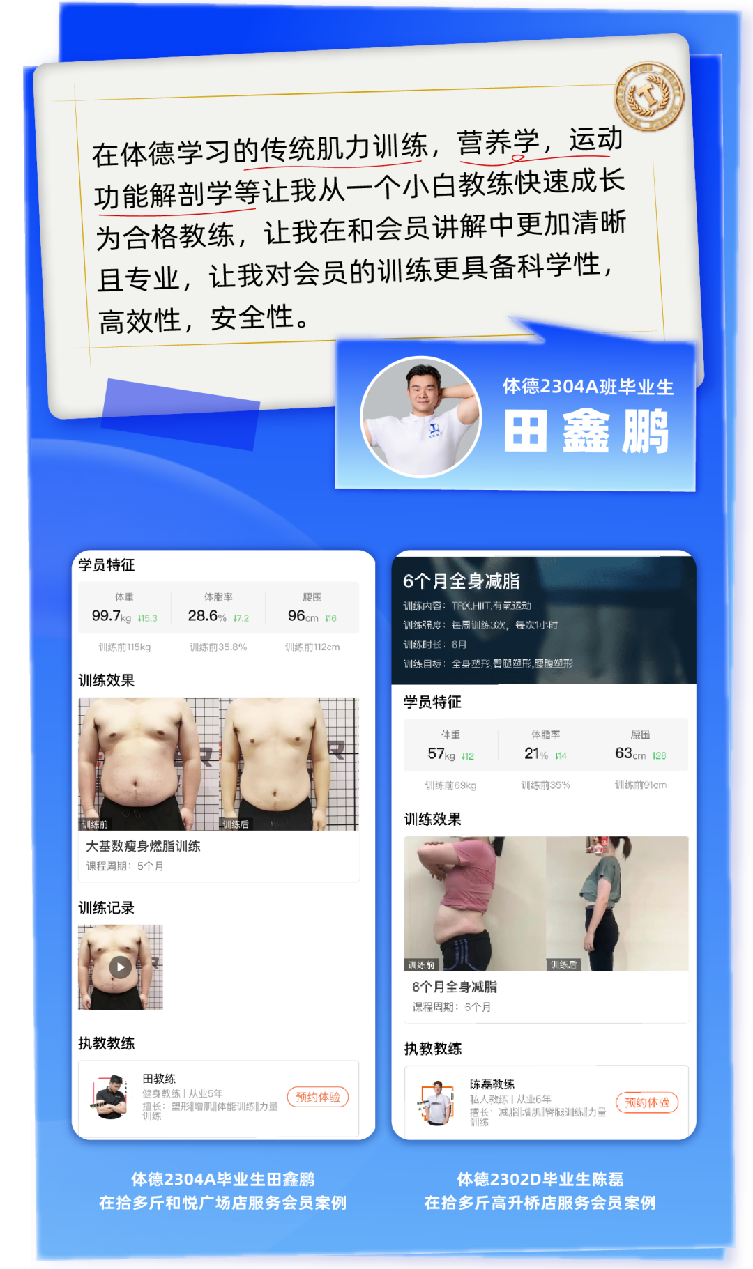 体德毕业生