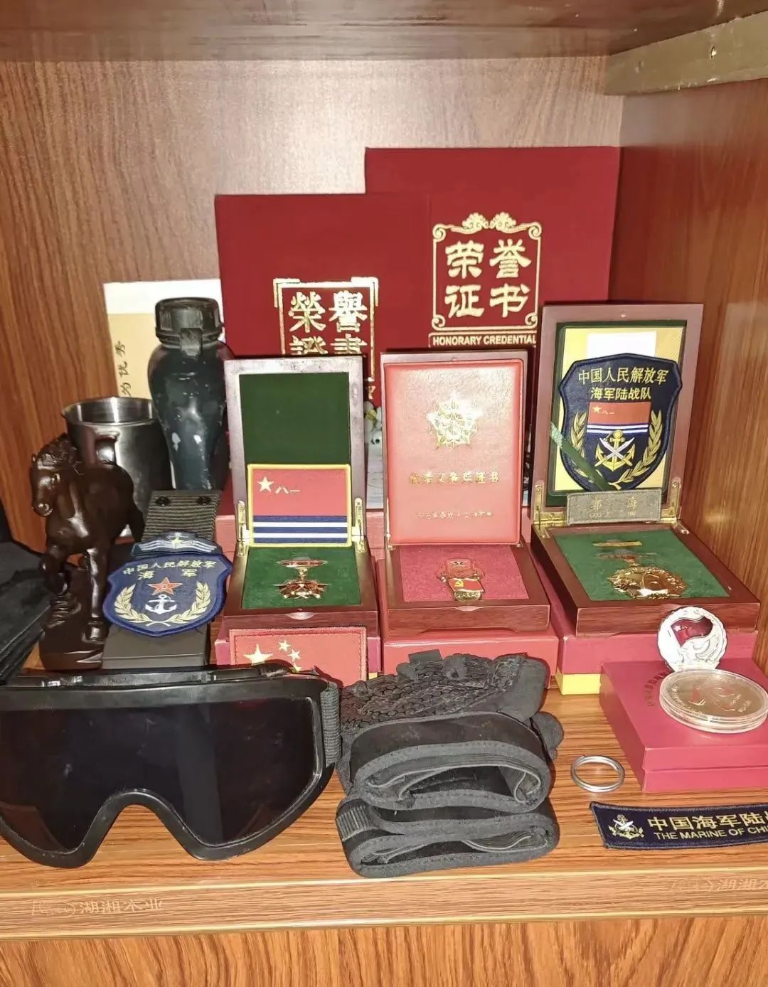 体德学员郭海的部队荣誉
