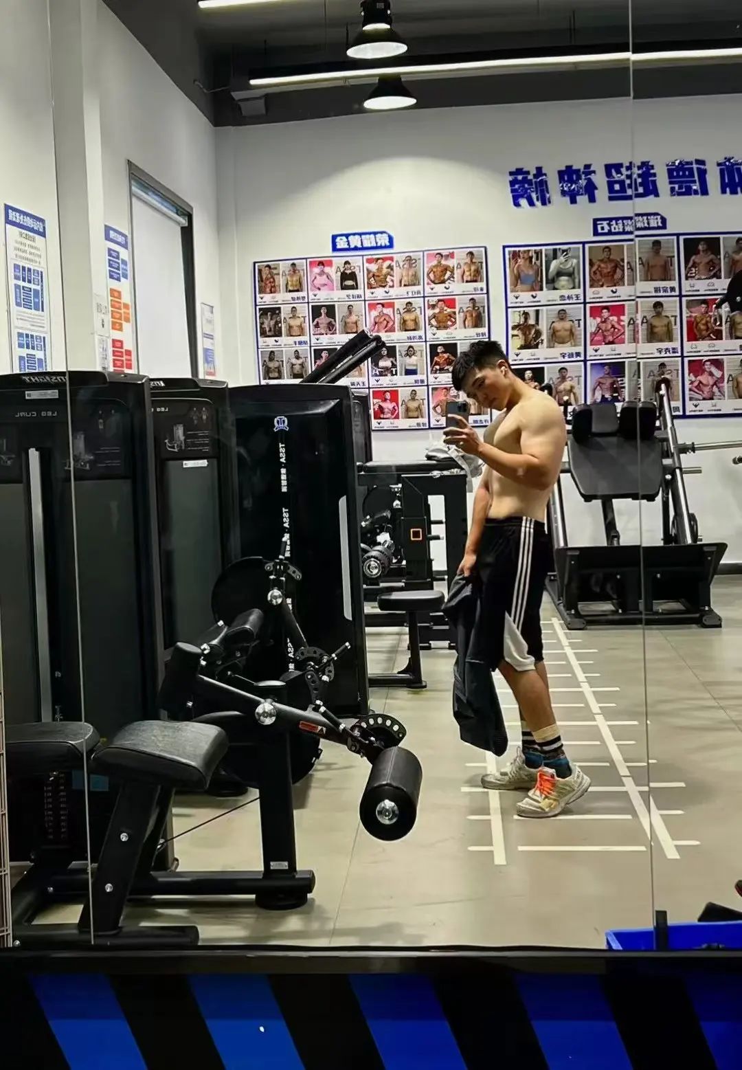 郭亚捷在体德训练区